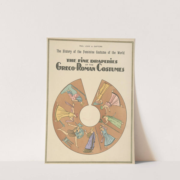 The fine draperies of the Greco-Roman costumes (1926-1927) by Paul Louis de Giafferri