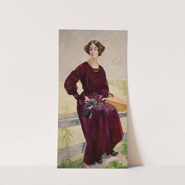 The Finished Song – Portrait of Róża Aleksandrowicz by Jacek Malczewski