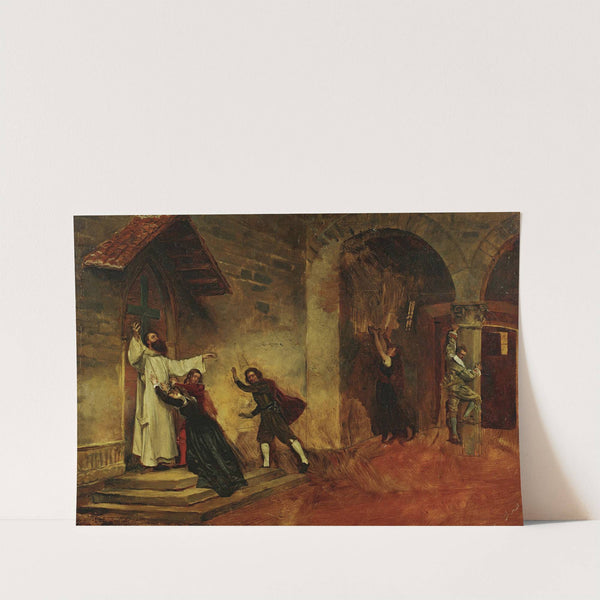 The Fire by Jean-Paul Laurens