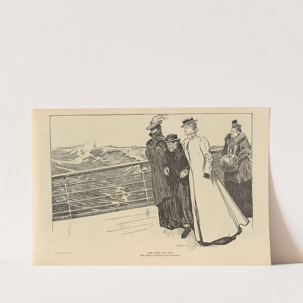 The first day out (1893-1900) by Charles Dana Gibson