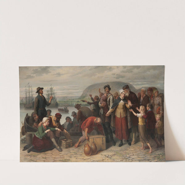 The First Emigration from Gothenburg to New Sweden (1882) by Gustaf Henrik Brusewitz