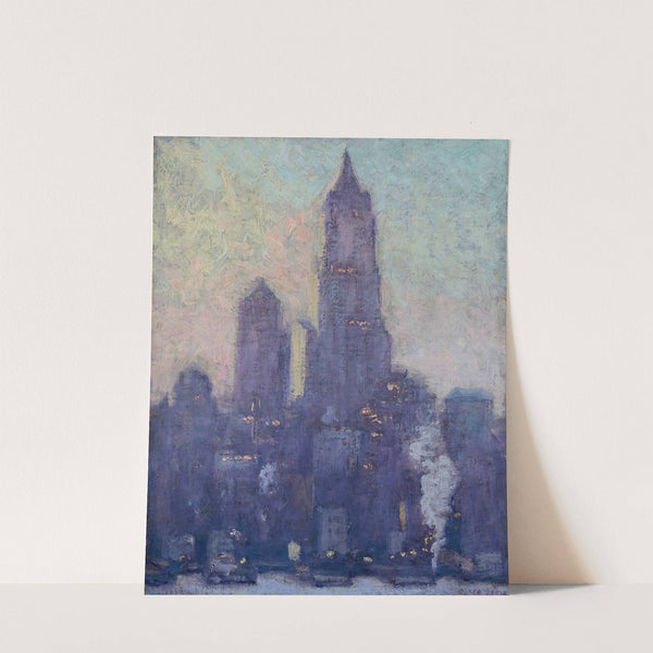 The First Lights (Woolworth Building) by Charles Vezin