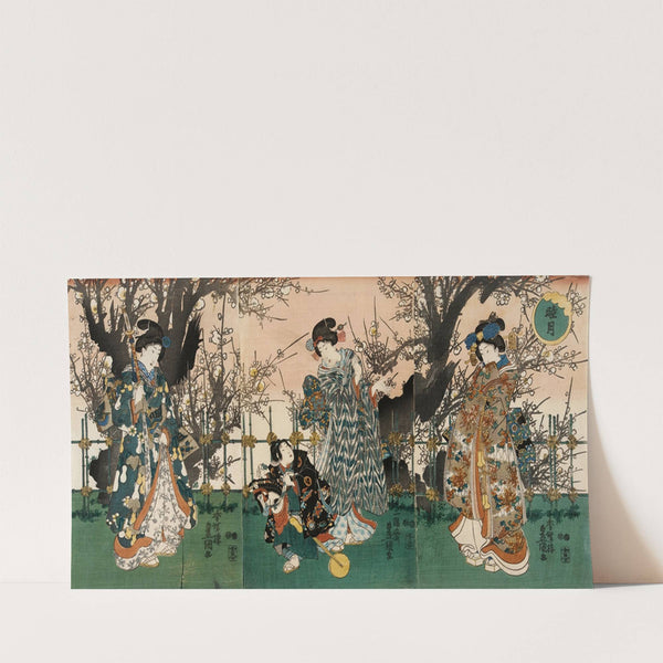 The First Lunar Month (circa 1846-1848) by Utagawa Kunisada (Toyokuni III)