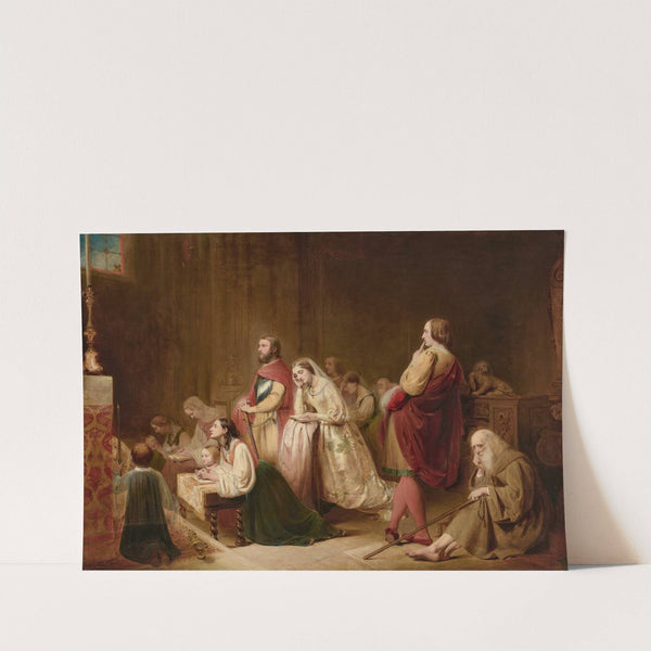 The First Meeting of Petrarch and Laura by Henry Nelson O'''Neil