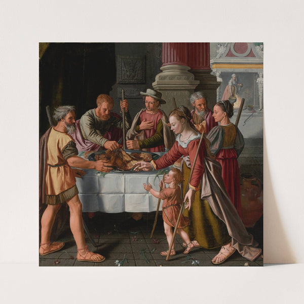 The First Passover Feast (1563) by Huybrecht Beuckelaer