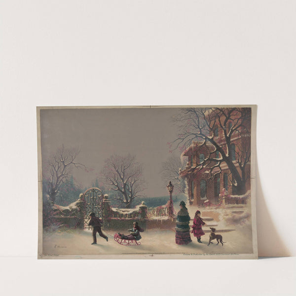 The first snow by Joseph Hoover