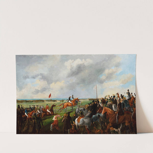 The First Steeplechase In South Australia, 25 September 1846 by George Hamilton