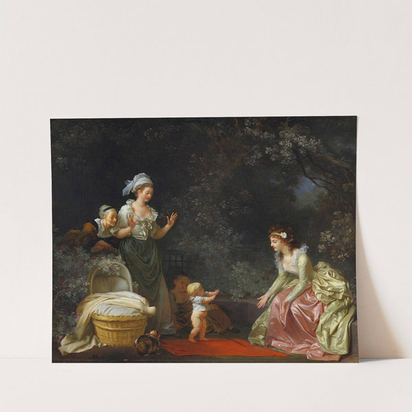 The First Steps by Jean-Honoré Fragonard
