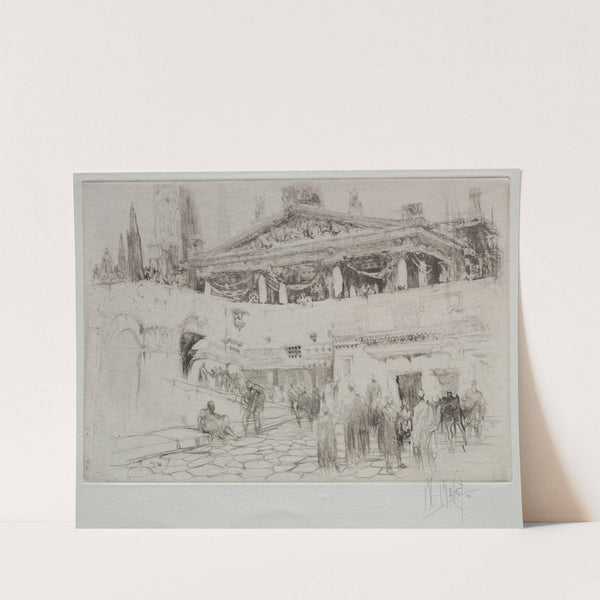 The First Wooden Temple of Jupiter by William Walcot