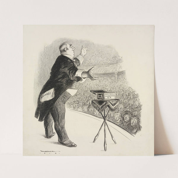 The fiscal prestidigitator; Here ladies, it’s all vanished into thin air, never to return (1914) by William Henry Walker