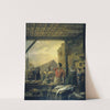 The Fish Market in Antwerp, Ignatius Josephus Van Regemorter by Ignatius Josephus Van Regemorter