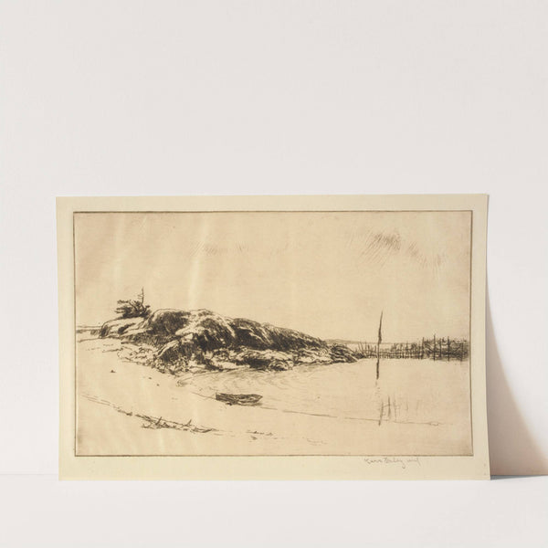 The Fish Weir, Maine Coast by Kerr Eby