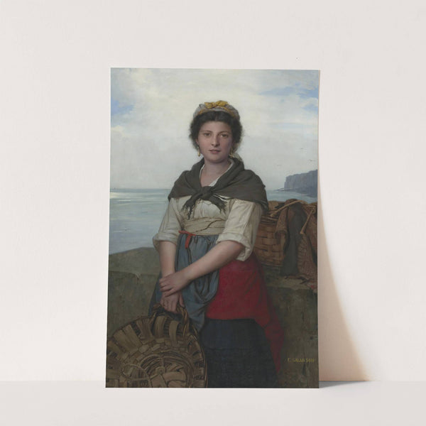 The fishergirl by Eugénie Marie Salanson
