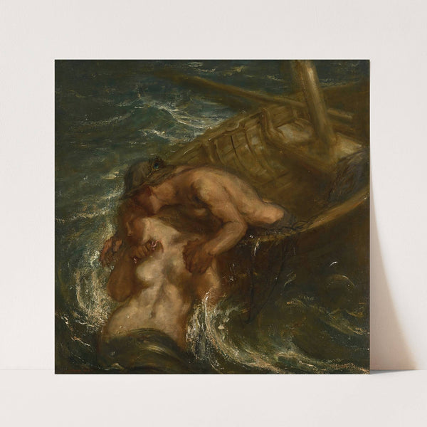 The Fisherman and the Mermaid (1901) by Charles Haslewood Shannon