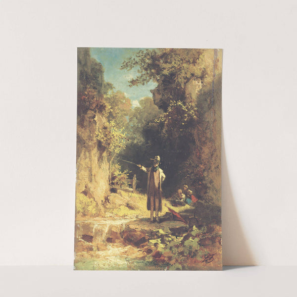 The Fisherman by Carl Spitzweg