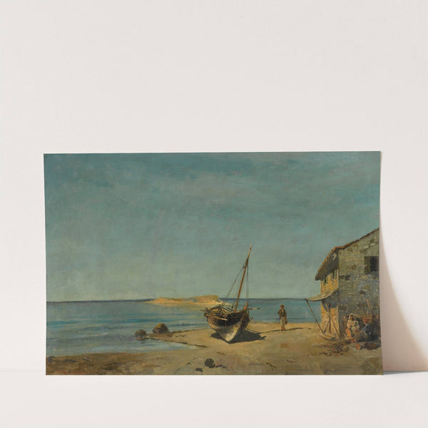 The Fisherman’s Home On The Beach by Konstantinos Volanakis