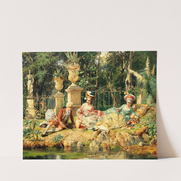 The Fishing Party (1875) by Cesare Auguste Detti