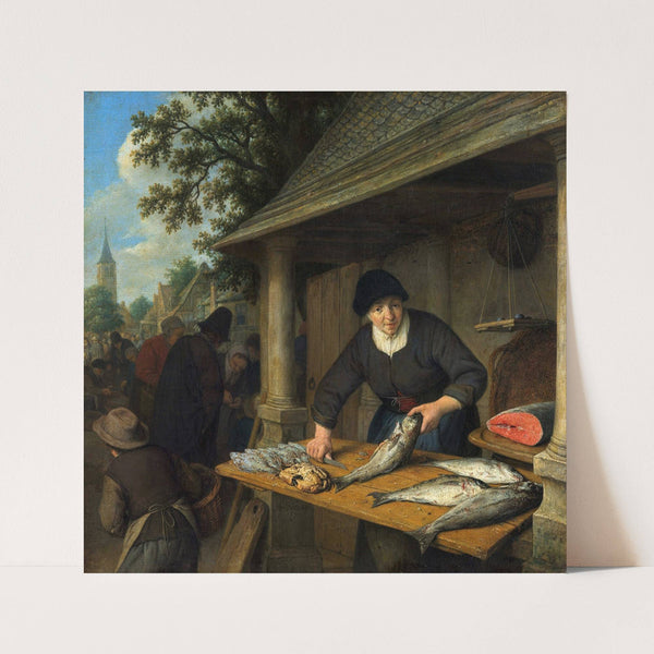 The Fishwife (1672) by Adriaen van Ostade