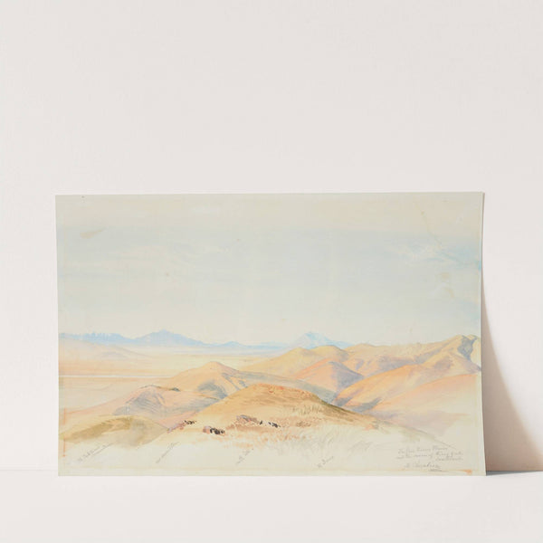 The Five Rivers Plains and the course of River Oreti, Southland by Nicholas Chevalier