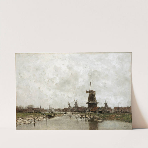 The Five Windmills by Jacob Maris