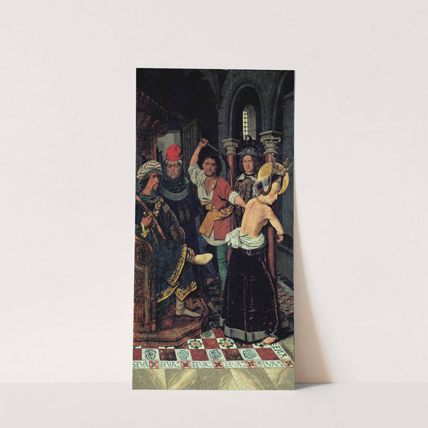 The Flagellation of Saint Engracia by Bartolomé Bermejo