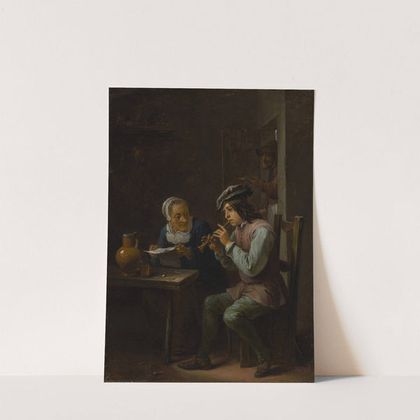 The Flageolet Player by David Teniers The Younger