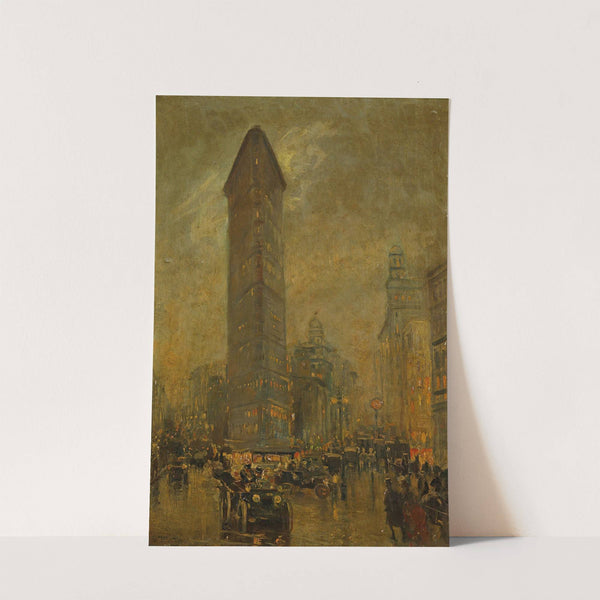 The Flatiron, New York by Sir Alfred East