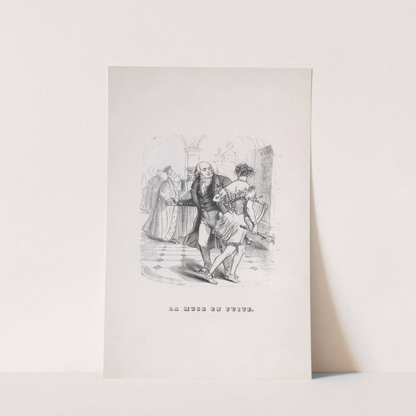 The Fleeing Muse by J. J. Grandville