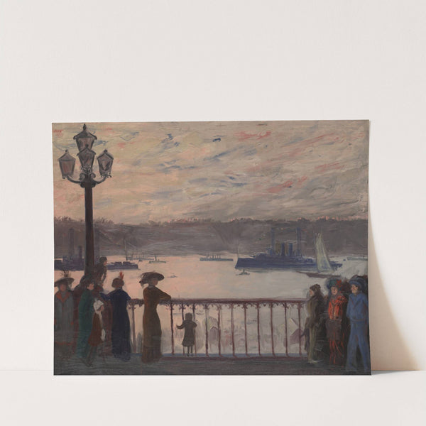 The Fleet (1913) by Glenn O. Coleman