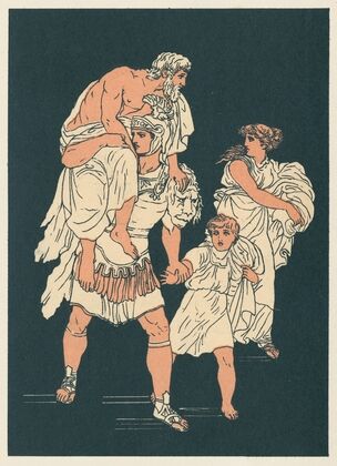 The flight from Troy