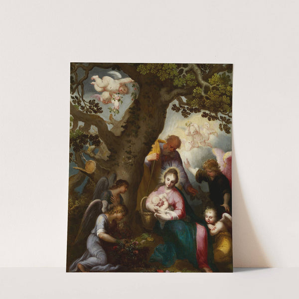 The Flight into Egypt by Abraham Bloemaert