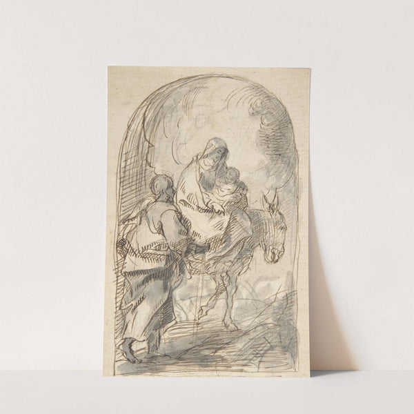 The Flight into Egypt by Pedro Duque y Cornejo