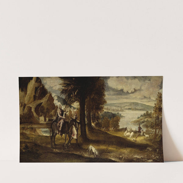The Flight into Egypt (1540-50) by Italian School