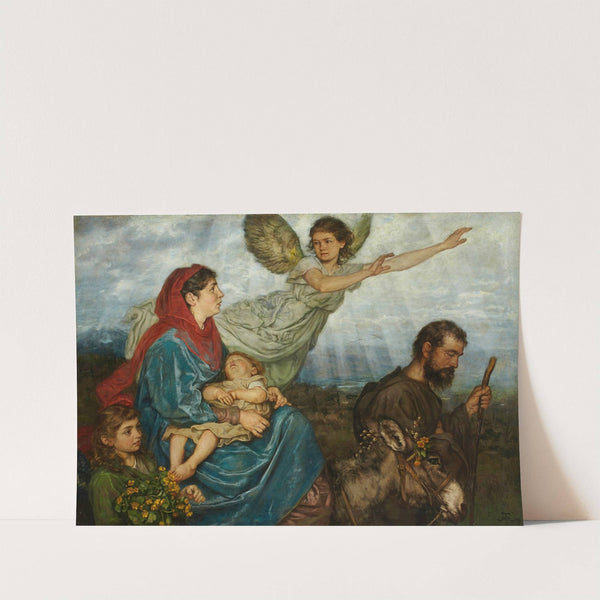The Flight into Egypt (1879) by Hans Thoma