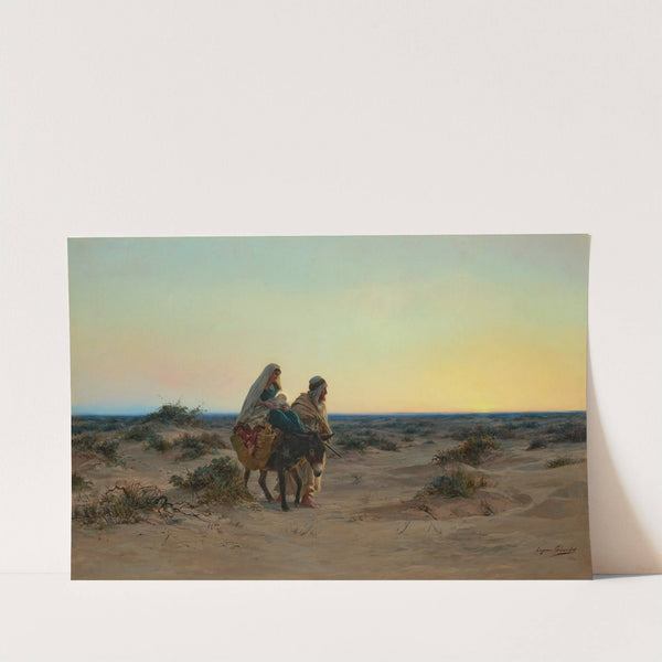 The flight into Egypt (1883) by Eugene Alexis Girardet