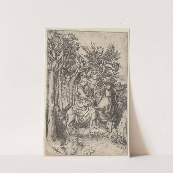 The Flight into Egypt by Martin Schongauer