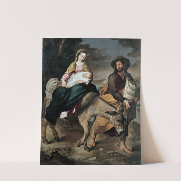 The Flight Into Egypt (between 1645 and 1650) by Bartolomé Estebán Murillo