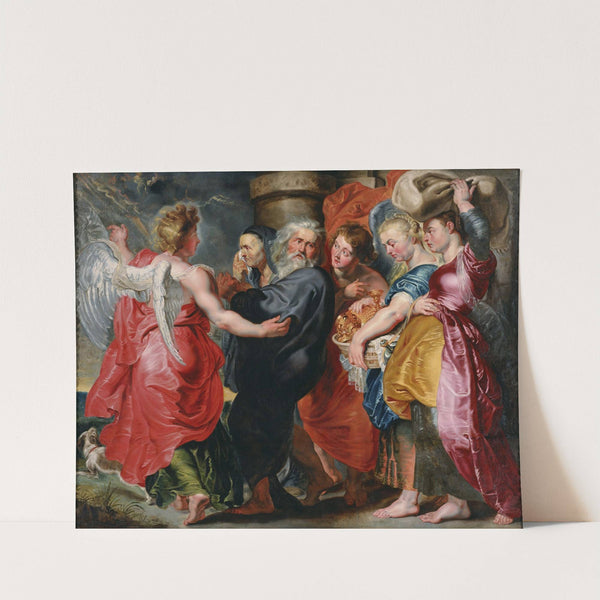 The Flight Of Lot And His Family From Sodom by Jacob Jordaens