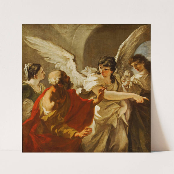 The Flight of Lot by Giovanni Antonio Pellegrini
