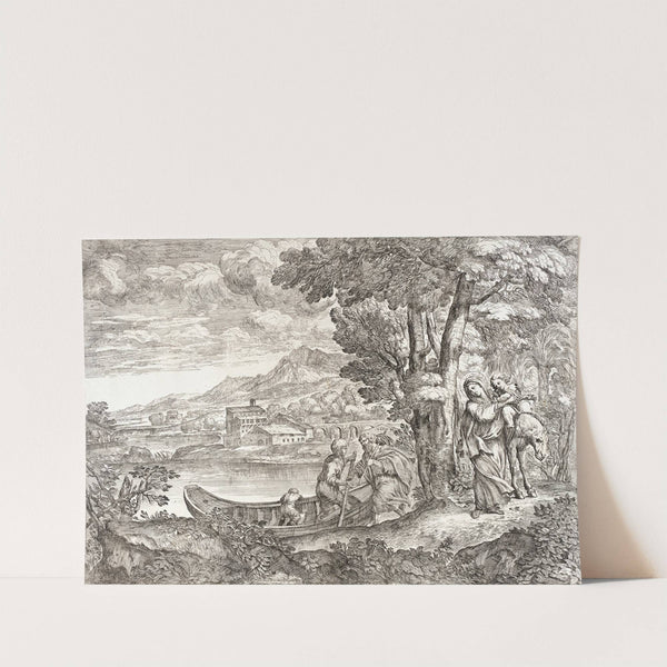 The Flight to Egypt by Giovanni Francesco Grimaldi