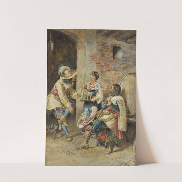 The Flirt (19th Century) by Belisario Gioja
