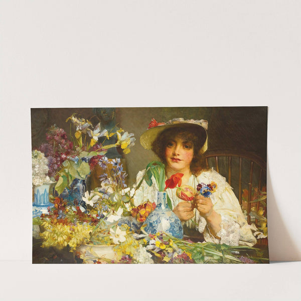 The florist (1893) by Edgar Bundy