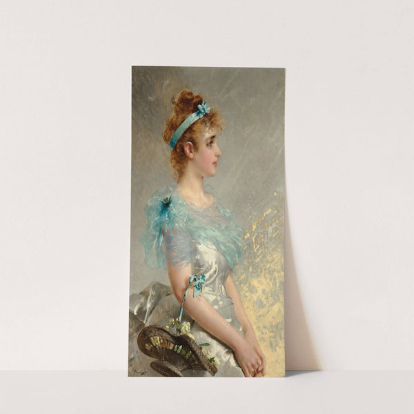 The flower basket by Vittorio Matteo Corcos