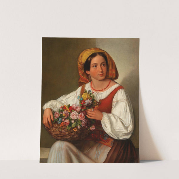 The Flower Girl by Joseph Lavos