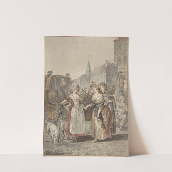 The Flower Girl (La Petite Marchande de Fleurs) by Antoine-François Sergent