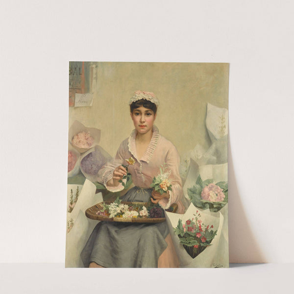 The Flower Seller by Louis Galliac