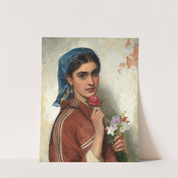 The flower seller by Charles Sillem Lidderdale