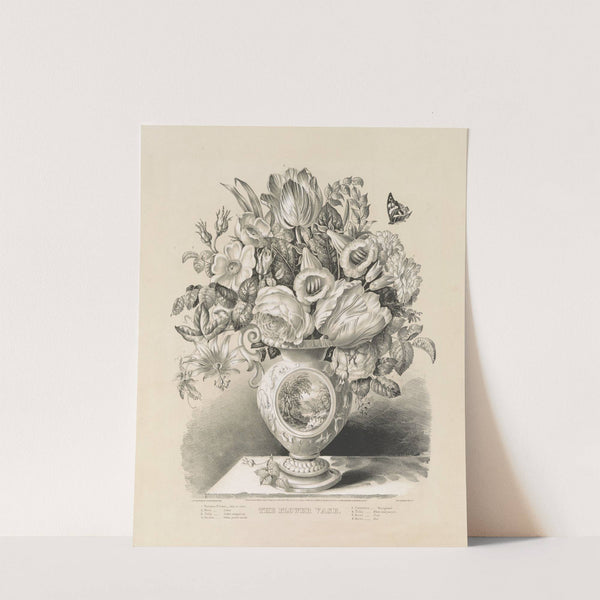 The flower vase (1859) by Currier & Ives.