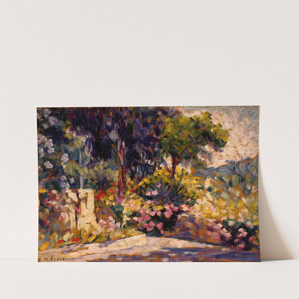 The Flowered Terrace by Henri-Edmond Cross