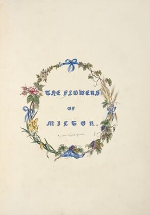 The flowers of Milton – Title Page